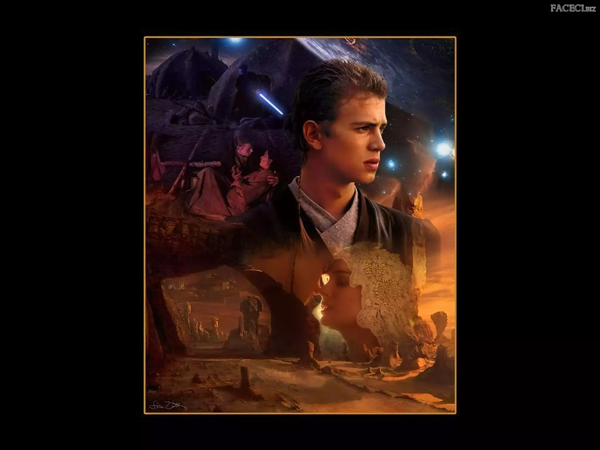 Hayden Christensen, jasne włosy